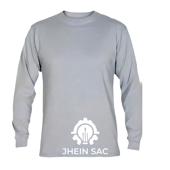 POLO PLOMO MANGA LARGA 30 AL 1