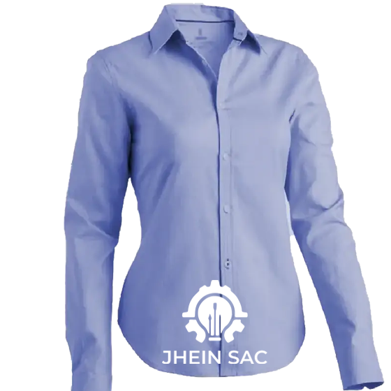 BLUSA OXFORD NACIONAL C/AZUL ITALIANO DAMA