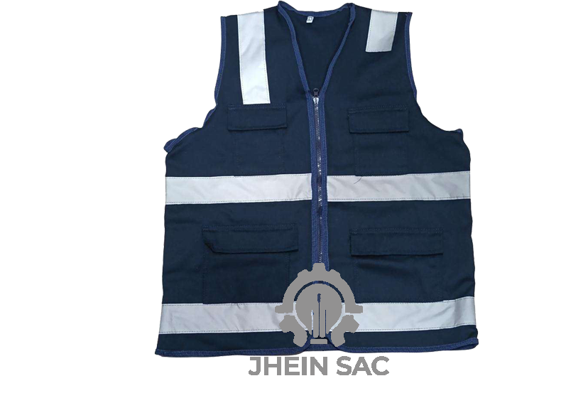 CHALECO  DRILLMODELO H C/ AZUL MARINO 3M