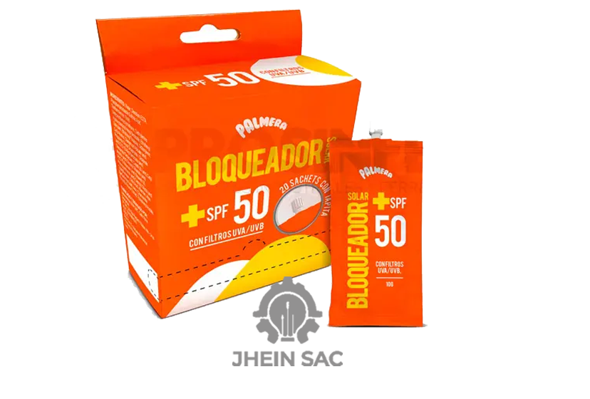 BLOQUEADOR PALMERA SPF+50 SACHET CAJA X20 UND