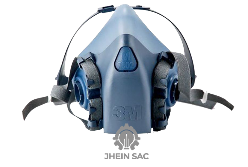 RESPIRADOR SILICONA  MEDIA CARA 3M