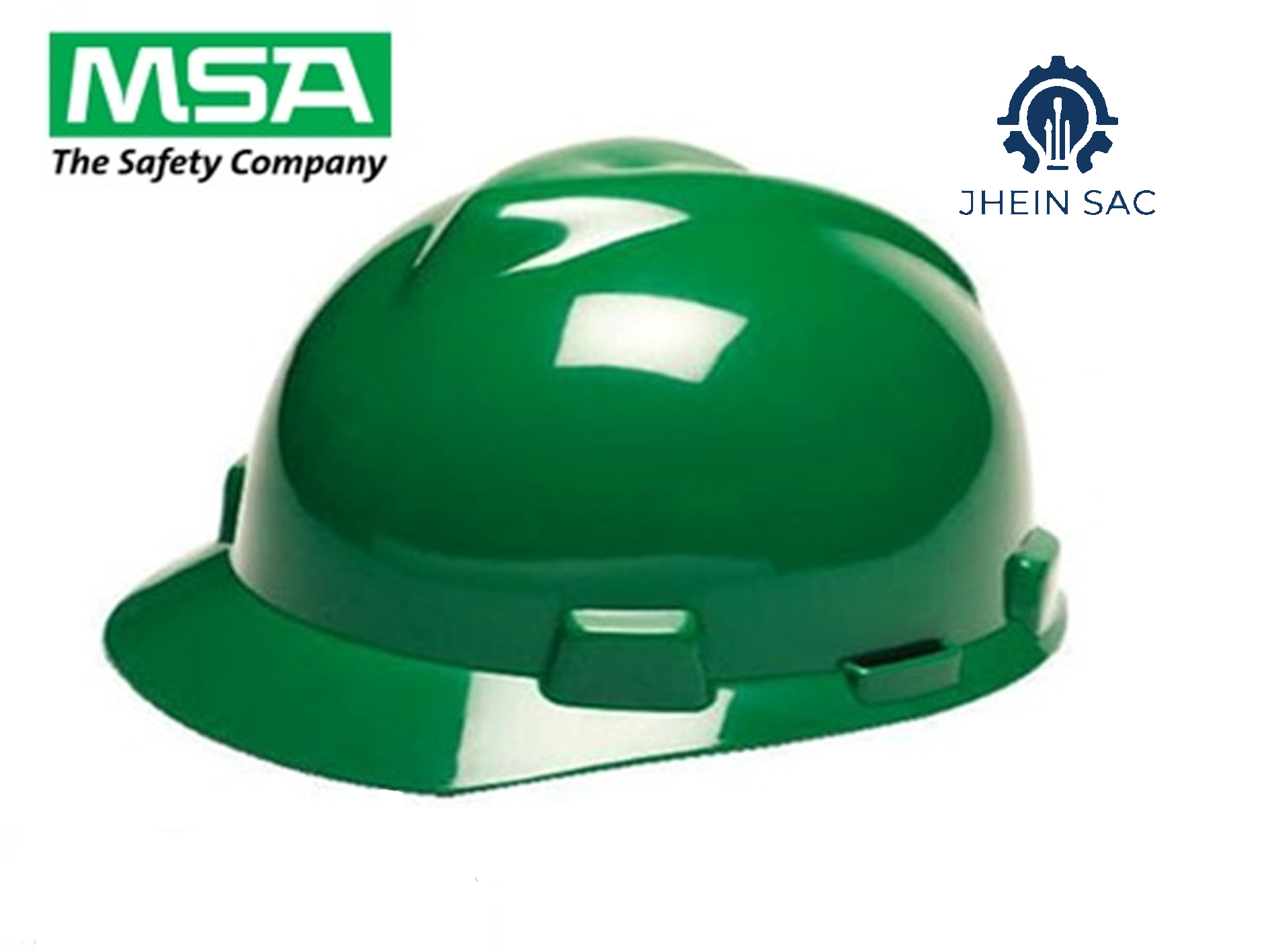 CASCO MSA V-GARD JOCKEY VERDE 